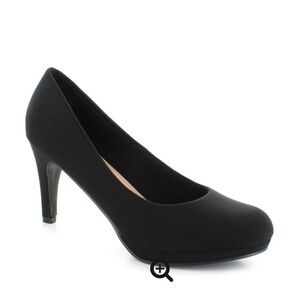 Chelsea Moreland Glamour black pumps heels size 9 1/2‎ wide